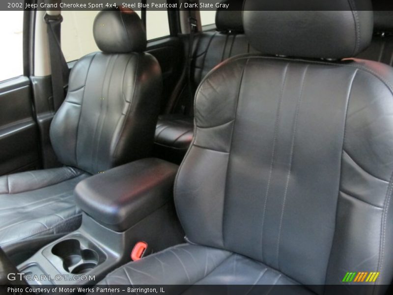 Steel Blue Pearlcoat / Dark Slate Gray 2002 Jeep Grand Cherokee Sport 4x4