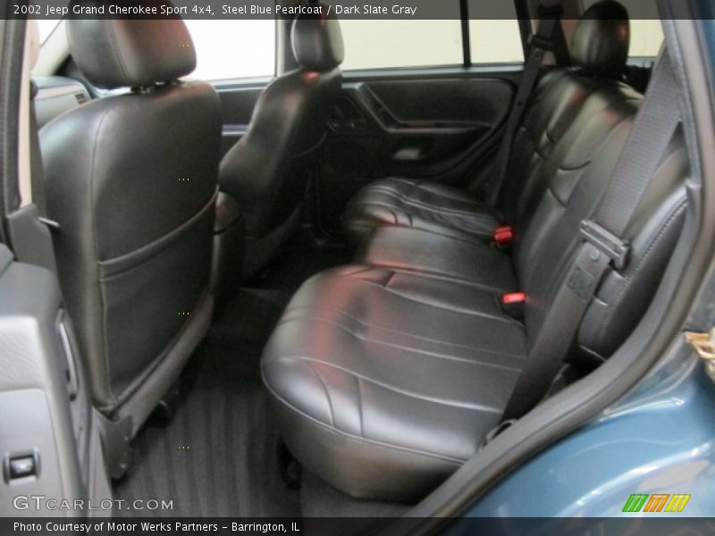 Steel Blue Pearlcoat / Dark Slate Gray 2002 Jeep Grand Cherokee Sport 4x4