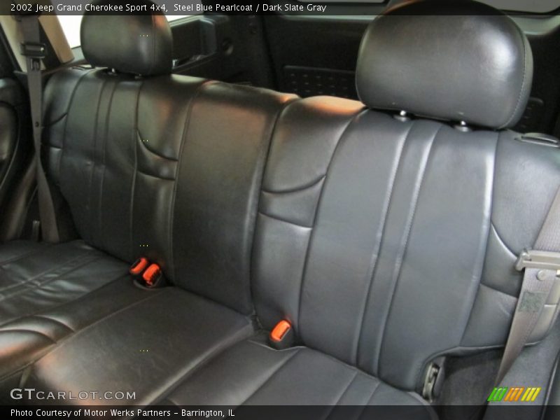 Steel Blue Pearlcoat / Dark Slate Gray 2002 Jeep Grand Cherokee Sport 4x4