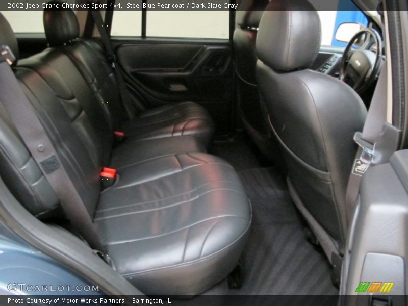 Steel Blue Pearlcoat / Dark Slate Gray 2002 Jeep Grand Cherokee Sport 4x4