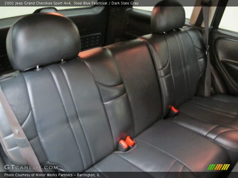Steel Blue Pearlcoat / Dark Slate Gray 2002 Jeep Grand Cherokee Sport 4x4