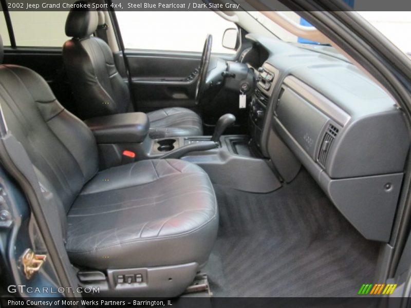 Steel Blue Pearlcoat / Dark Slate Gray 2002 Jeep Grand Cherokee Sport 4x4