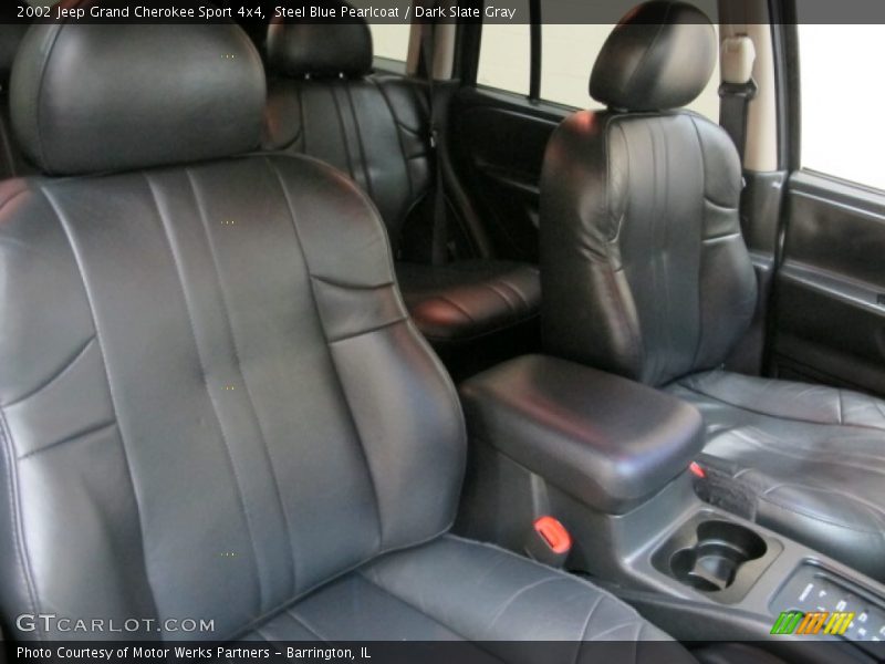 Steel Blue Pearlcoat / Dark Slate Gray 2002 Jeep Grand Cherokee Sport 4x4