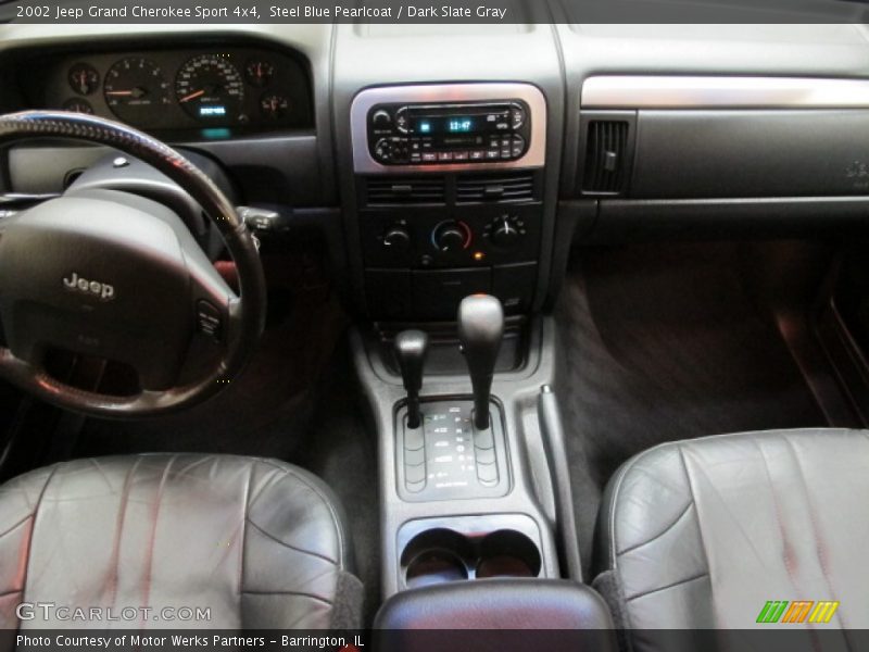 Steel Blue Pearlcoat / Dark Slate Gray 2002 Jeep Grand Cherokee Sport 4x4