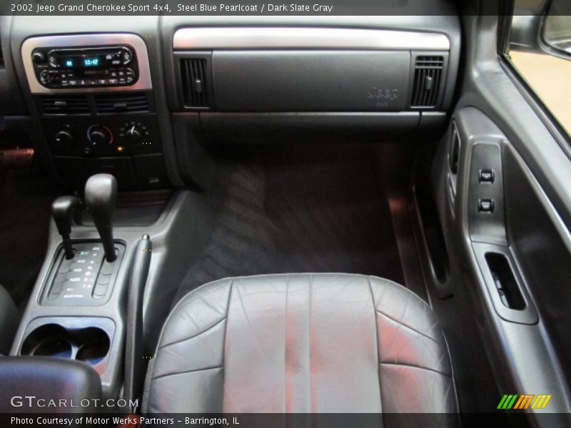 Steel Blue Pearlcoat / Dark Slate Gray 2002 Jeep Grand Cherokee Sport 4x4