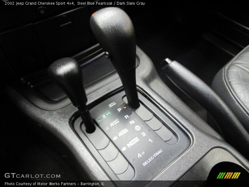 Steel Blue Pearlcoat / Dark Slate Gray 2002 Jeep Grand Cherokee Sport 4x4