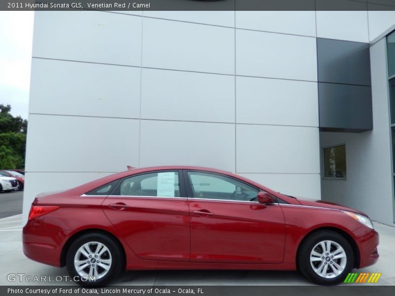 Venetian Red / Camel 2011 Hyundai Sonata GLS