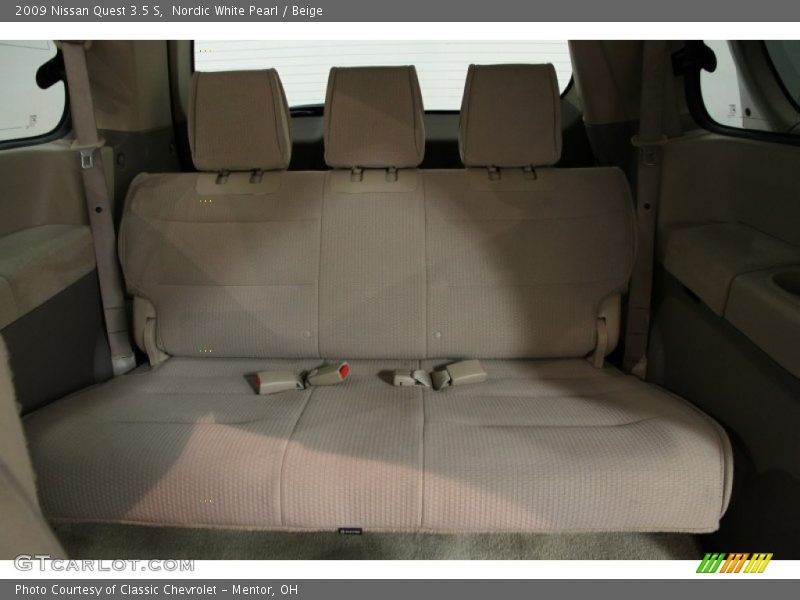 Nordic White Pearl / Beige 2009 Nissan Quest 3.5 S