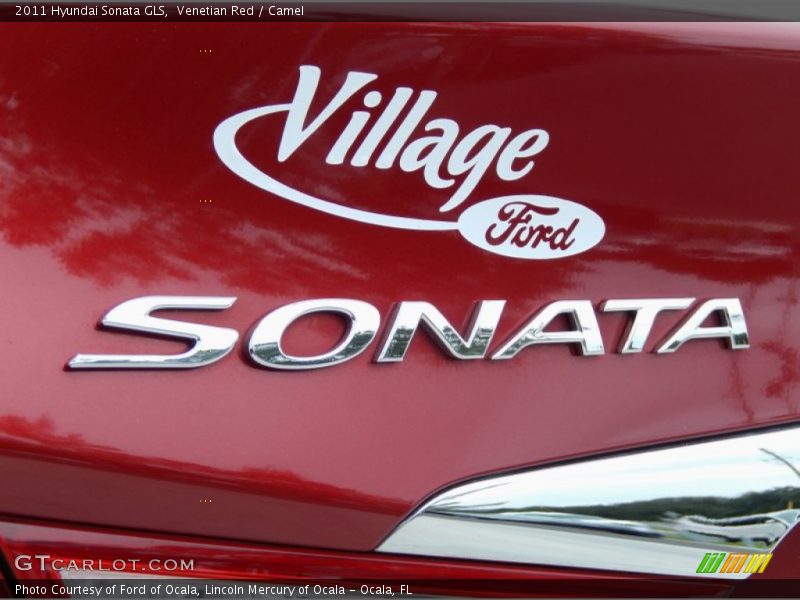 Venetian Red / Camel 2011 Hyundai Sonata GLS