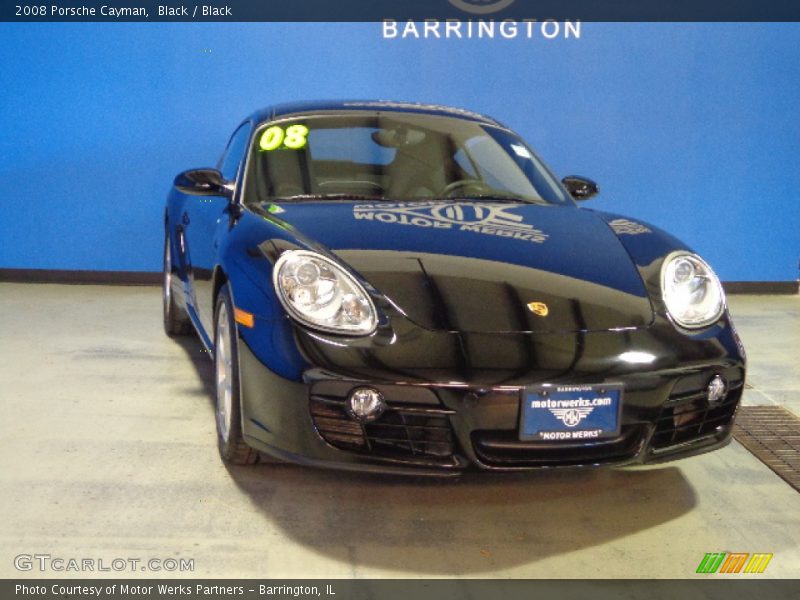 Black / Black 2008 Porsche Cayman