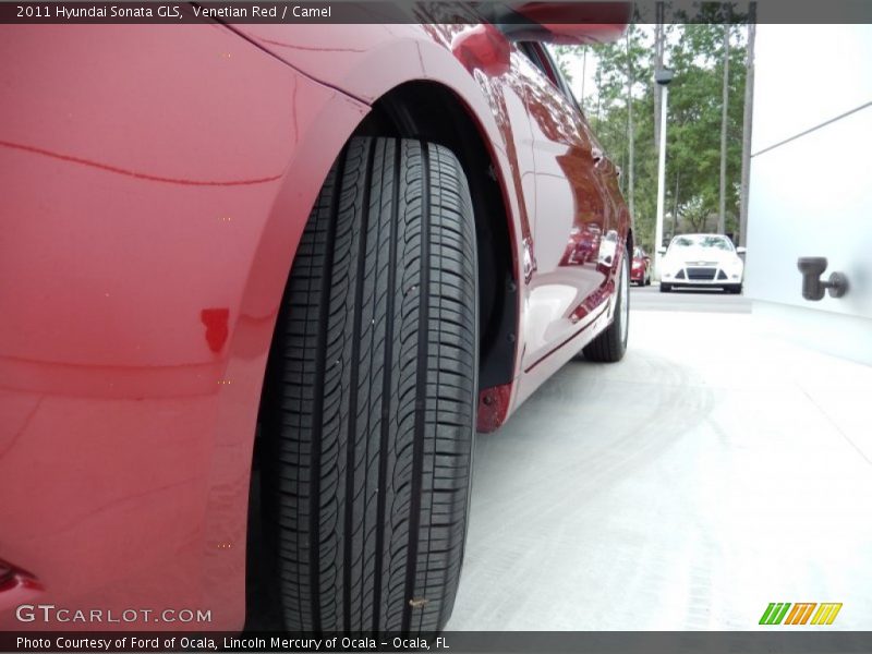 Venetian Red / Camel 2011 Hyundai Sonata GLS