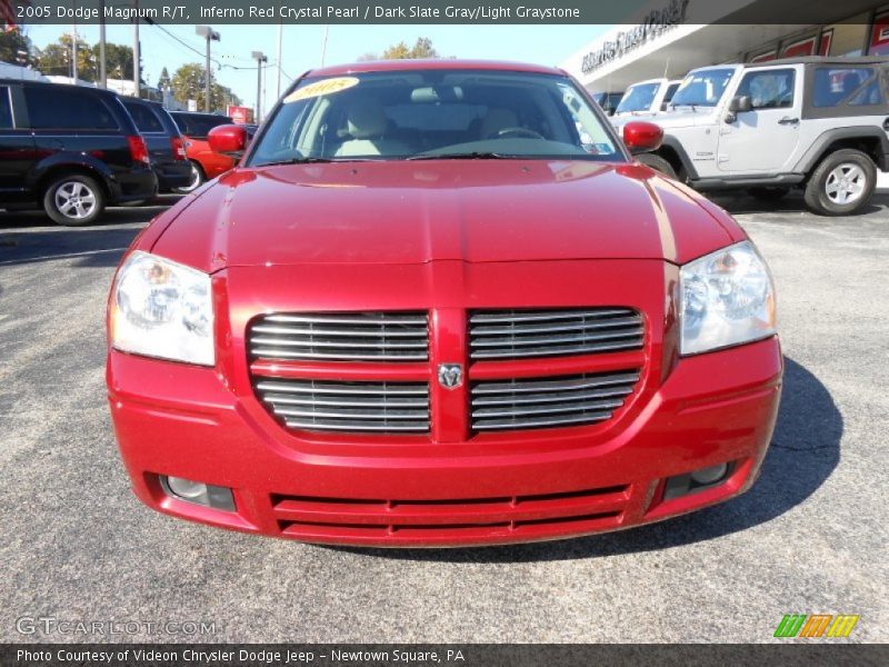 Inferno Red Crystal Pearl / Dark Slate Gray/Light Graystone 2005 Dodge Magnum R/T
