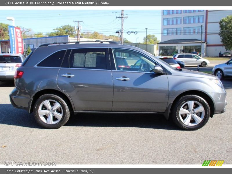 Polished Metal Metallic / Ebony 2011 Acura MDX Technology