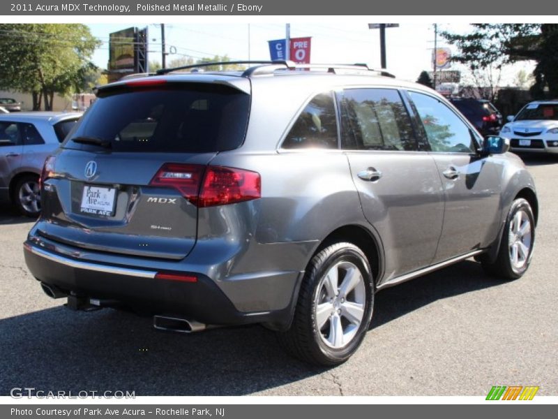 Polished Metal Metallic / Ebony 2011 Acura MDX Technology