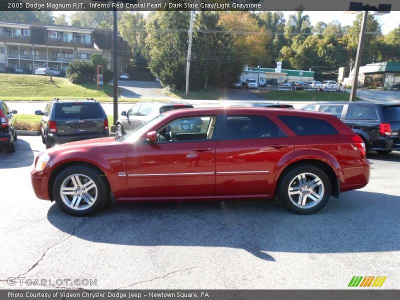 Inferno Red Crystal Pearl / Dark Slate Gray/Light Graystone 2005 Dodge Magnum R/T