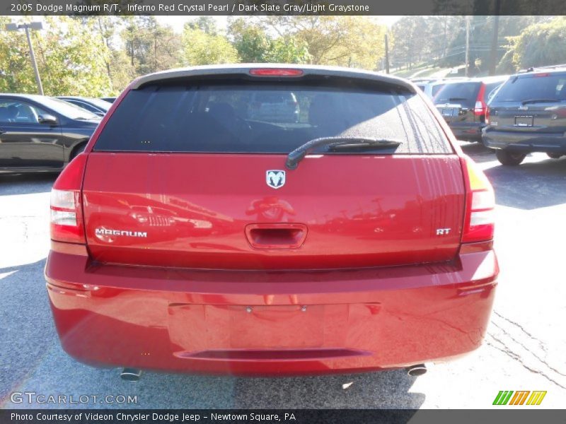 Inferno Red Crystal Pearl / Dark Slate Gray/Light Graystone 2005 Dodge Magnum R/T