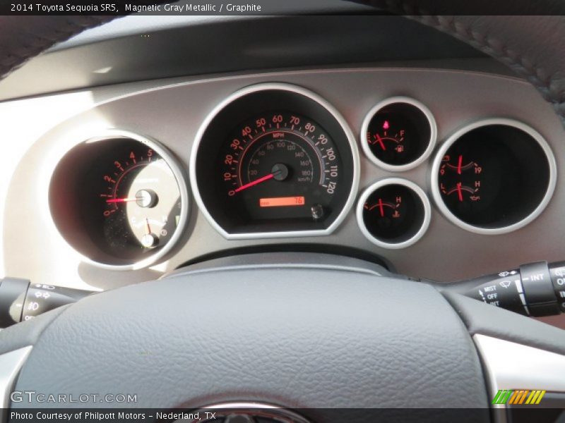 Magnetic Gray Metallic / Graphite 2014 Toyota Sequoia SR5