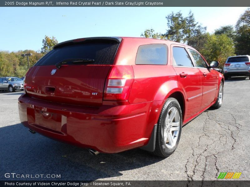Inferno Red Crystal Pearl / Dark Slate Gray/Light Graystone 2005 Dodge Magnum R/T