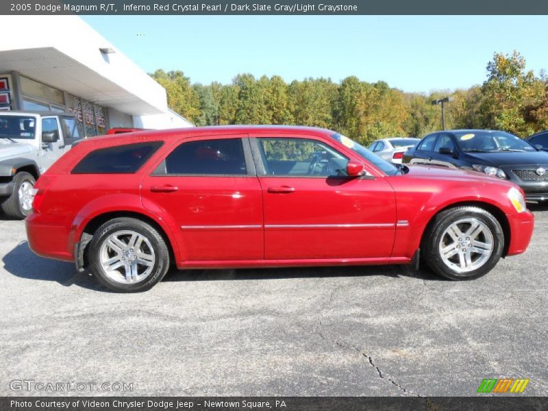 Inferno Red Crystal Pearl / Dark Slate Gray/Light Graystone 2005 Dodge Magnum R/T