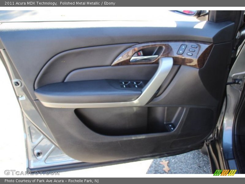 Polished Metal Metallic / Ebony 2011 Acura MDX Technology
