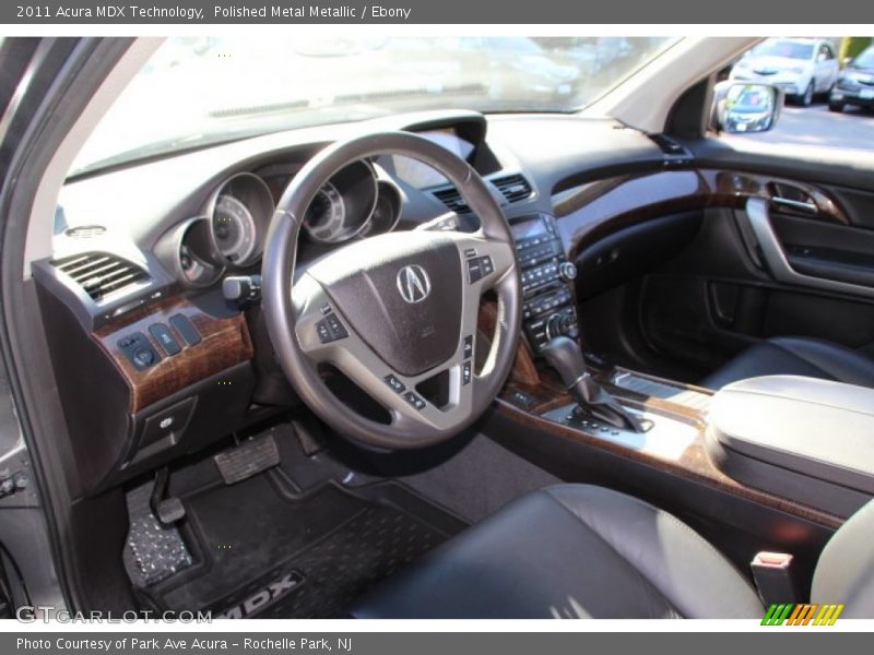 Polished Metal Metallic / Ebony 2011 Acura MDX Technology