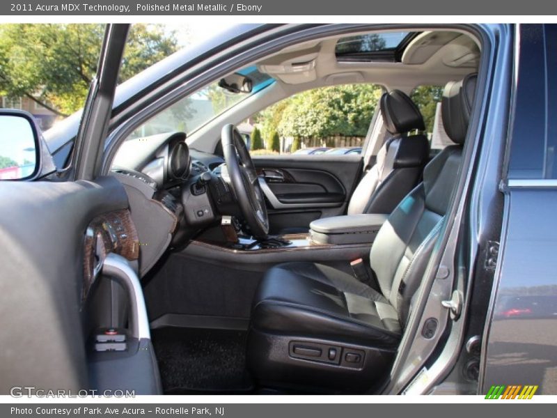 Polished Metal Metallic / Ebony 2011 Acura MDX Technology