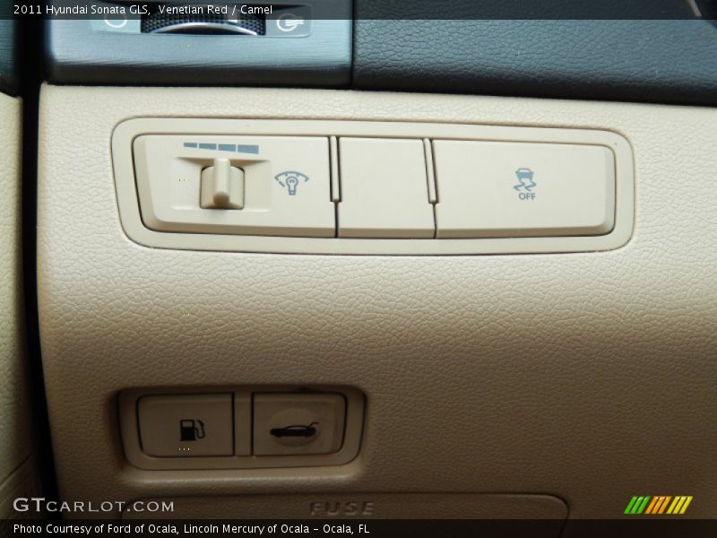 Venetian Red / Camel 2011 Hyundai Sonata GLS
