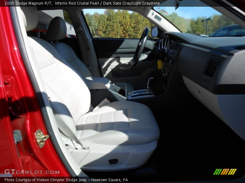 Inferno Red Crystal Pearl / Dark Slate Gray/Light Graystone 2005 Dodge Magnum R/T