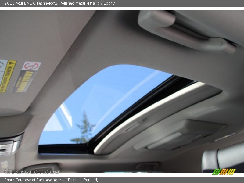 Polished Metal Metallic / Ebony 2011 Acura MDX Technology