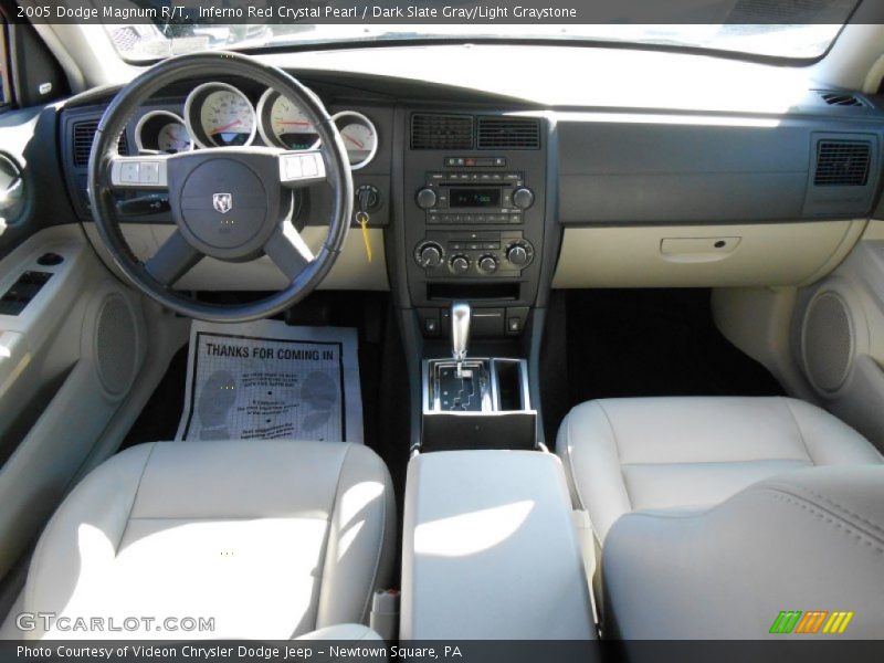 Inferno Red Crystal Pearl / Dark Slate Gray/Light Graystone 2005 Dodge Magnum R/T