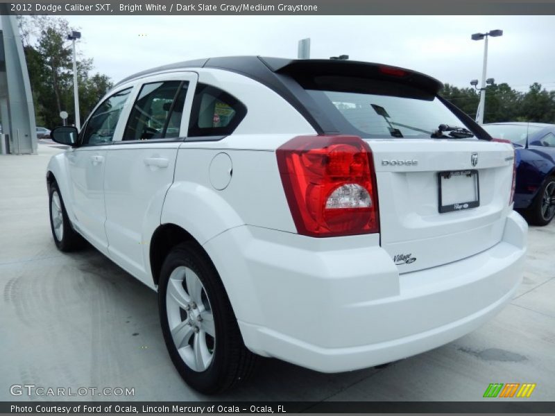 Bright White / Dark Slate Gray/Medium Graystone 2012 Dodge Caliber SXT