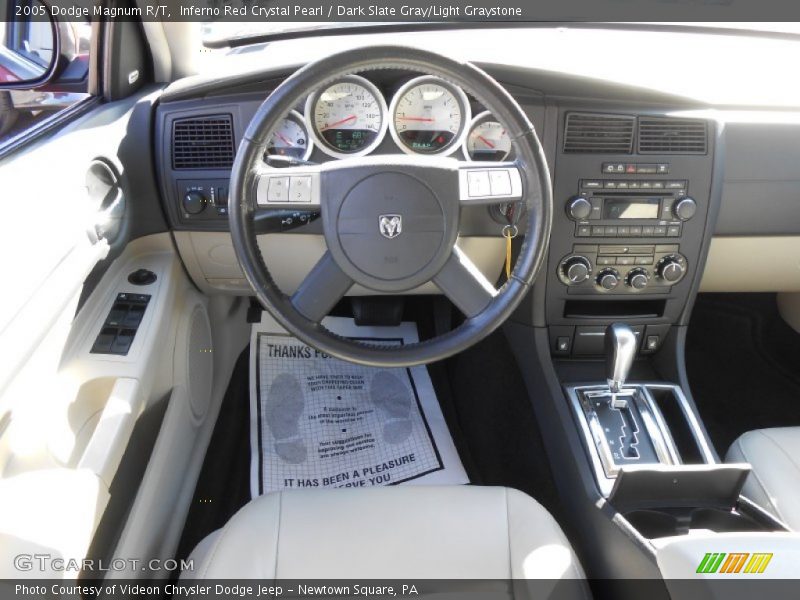 Inferno Red Crystal Pearl / Dark Slate Gray/Light Graystone 2005 Dodge Magnum R/T