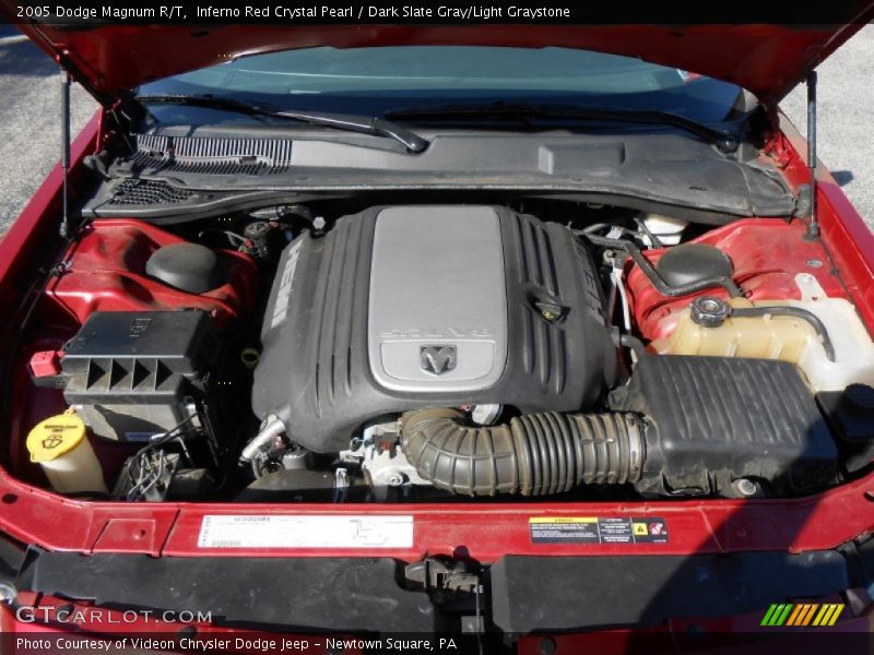 Inferno Red Crystal Pearl / Dark Slate Gray/Light Graystone 2005 Dodge Magnum R/T