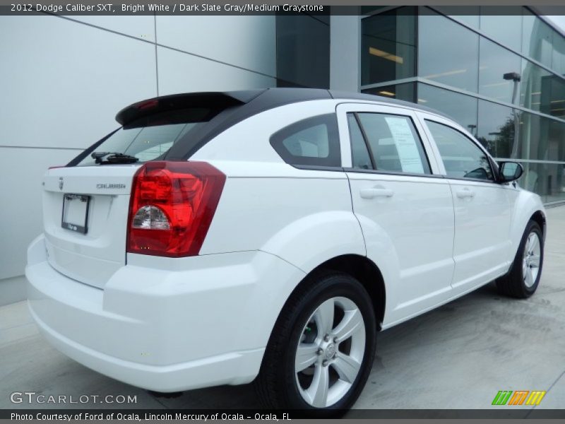 Bright White / Dark Slate Gray/Medium Graystone 2012 Dodge Caliber SXT
