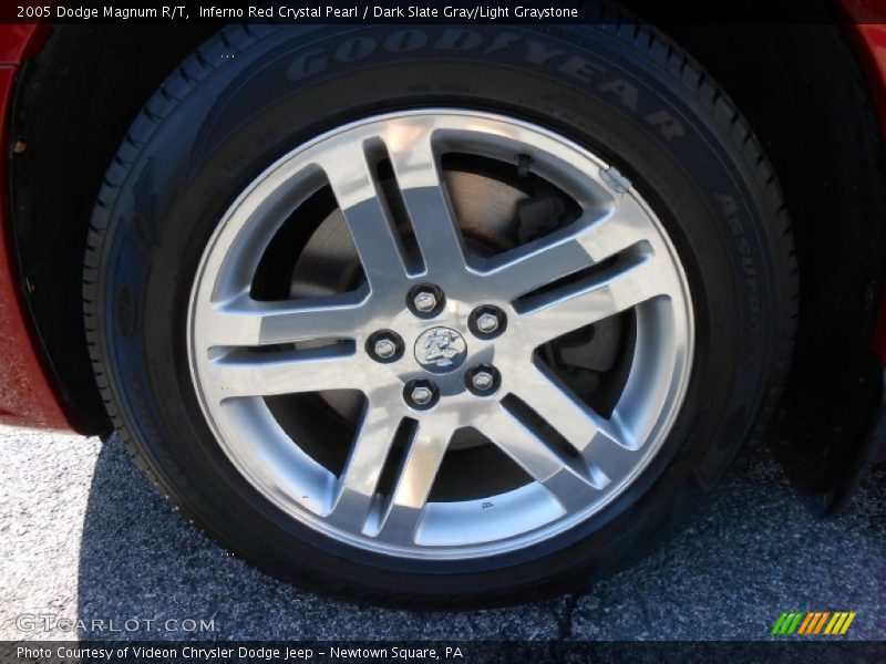 Inferno Red Crystal Pearl / Dark Slate Gray/Light Graystone 2005 Dodge Magnum R/T
