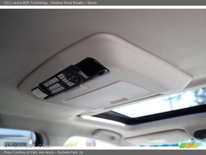 Polished Metal Metallic / Ebony 2011 Acura MDX Technology