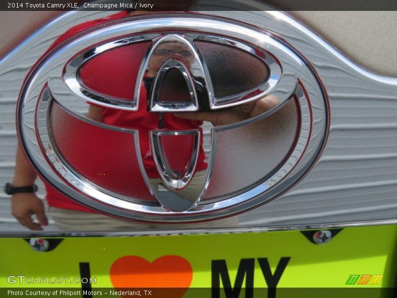 Champagne Mica / Ivory 2014 Toyota Camry XLE