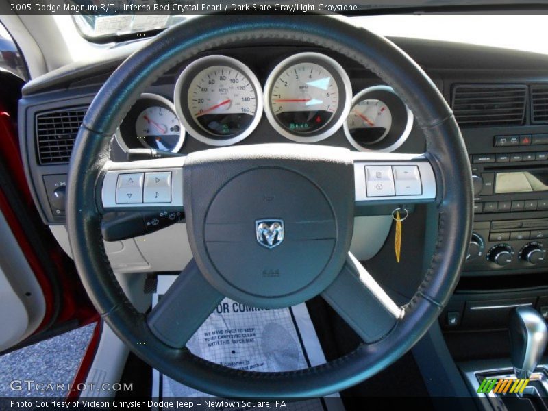 Inferno Red Crystal Pearl / Dark Slate Gray/Light Graystone 2005 Dodge Magnum R/T