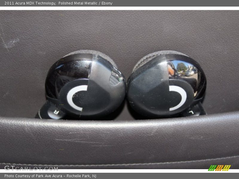 Polished Metal Metallic / Ebony 2011 Acura MDX Technology