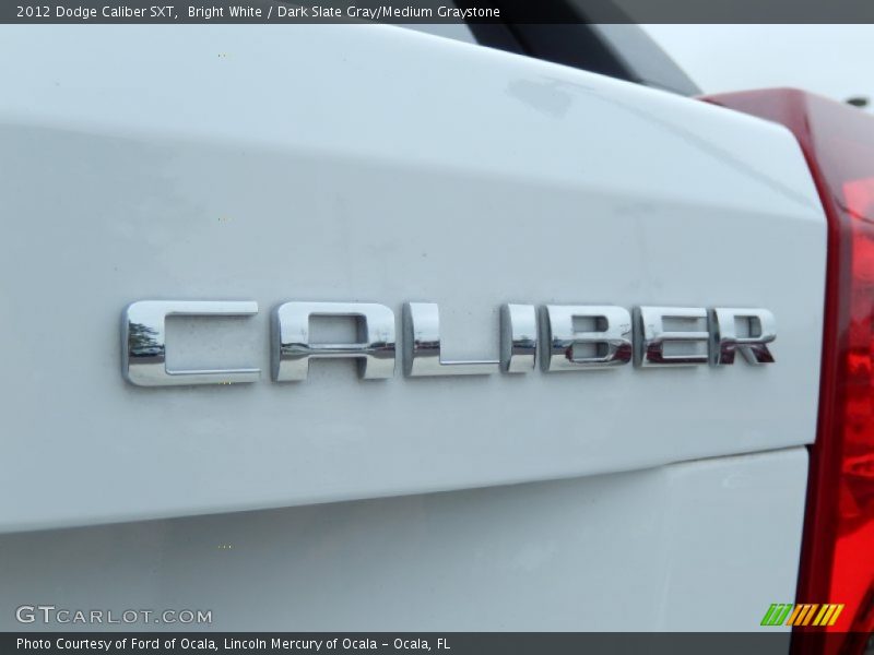 Bright White / Dark Slate Gray/Medium Graystone 2012 Dodge Caliber SXT
