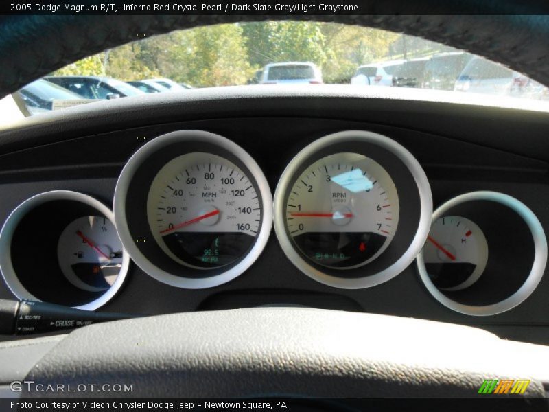Inferno Red Crystal Pearl / Dark Slate Gray/Light Graystone 2005 Dodge Magnum R/T