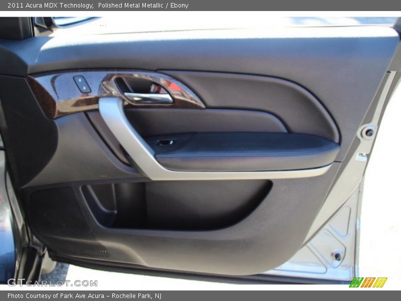 Polished Metal Metallic / Ebony 2011 Acura MDX Technology