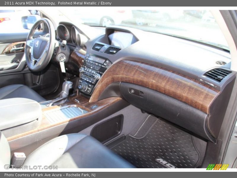 Polished Metal Metallic / Ebony 2011 Acura MDX Technology