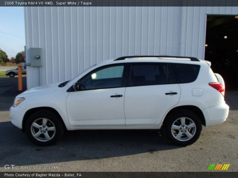 Super White / Taupe 2006 Toyota RAV4 V6 4WD