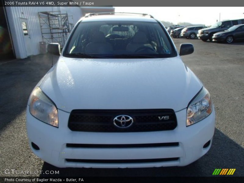 Super White / Taupe 2006 Toyota RAV4 V6 4WD