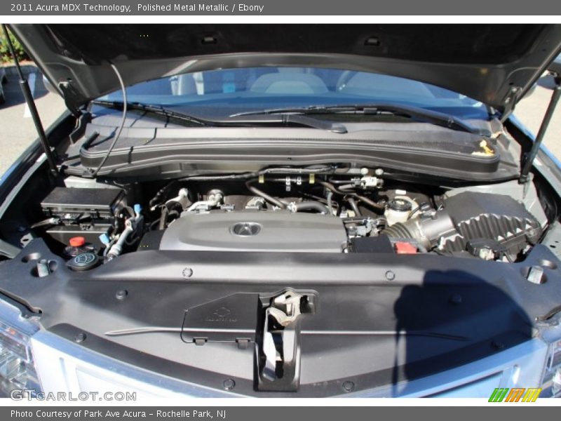 Polished Metal Metallic / Ebony 2011 Acura MDX Technology