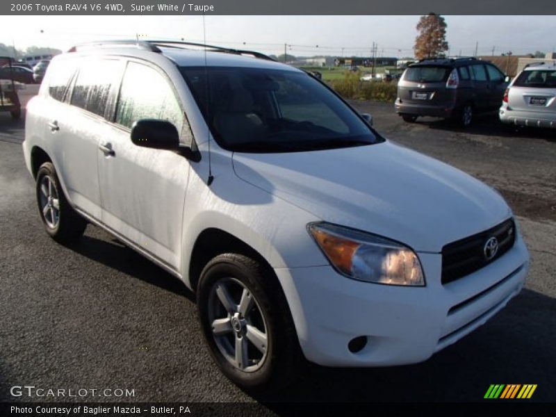 Super White / Taupe 2006 Toyota RAV4 V6 4WD