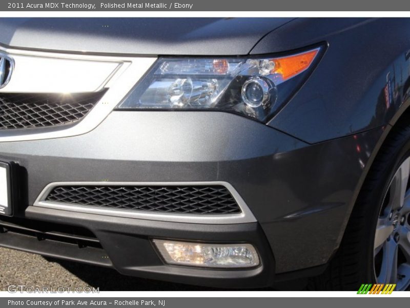 Polished Metal Metallic / Ebony 2011 Acura MDX Technology
