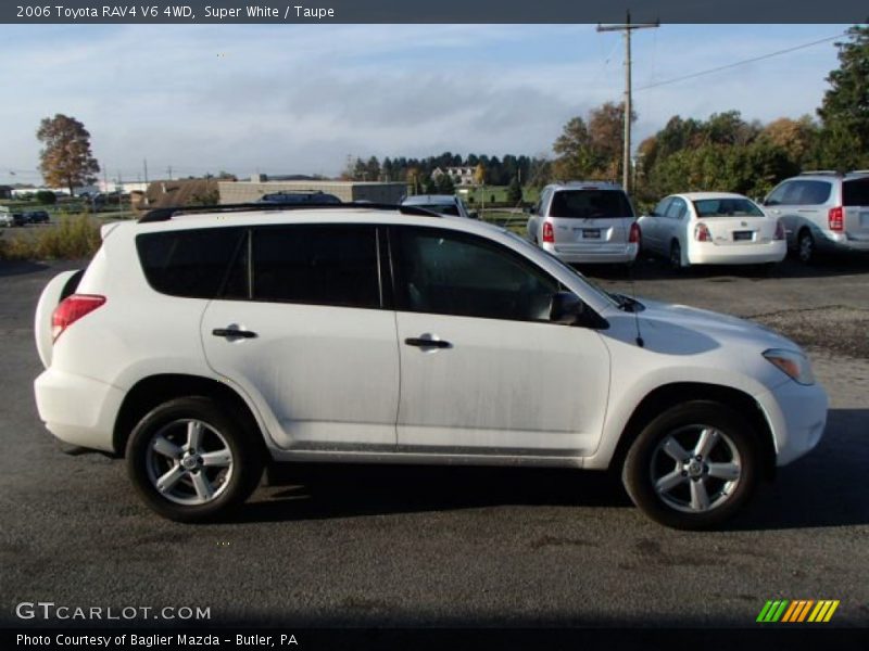 Super White / Taupe 2006 Toyota RAV4 V6 4WD