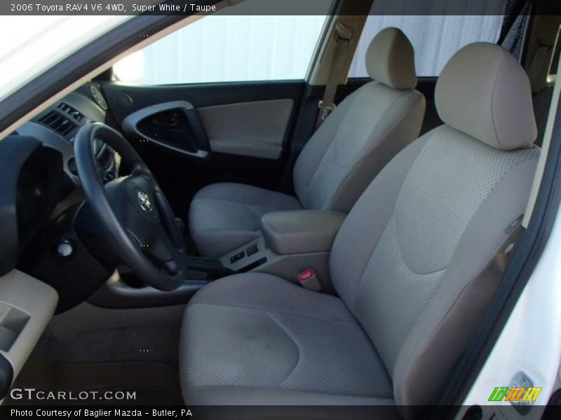 Super White / Taupe 2006 Toyota RAV4 V6 4WD